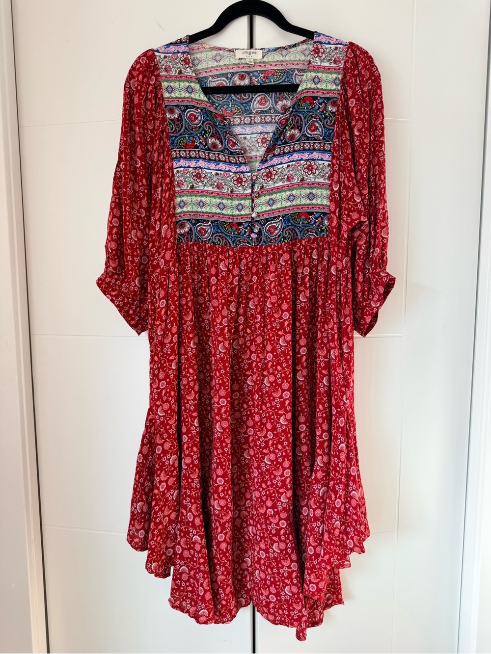 Umgee Multicolour Folk Boho Dress